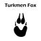 Turkmen Fox Footprint