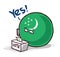 Turkmenistan country ball voting yes