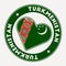 Turkmenistan heart flag badge.