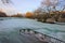 Turley. Antalya. Manavgat waterfall at a sunset