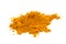 Turmeric (Curcuma) Powder Isolated on White Background