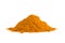 Turmeric , Curcuma, powder isolated on white background. Curry powder.