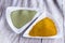 Turmeric powder and moringa