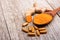 Turmeric rhizome  curcumin, Curcuma , tumeric powder capsules