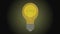 Turning on a light bulb animation motion graphics