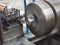 Turning part by manual lathe machine