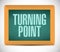 turning point board sign illustration