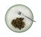 Turnip Greens Plate Fork Top View