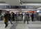 The turnstiles at Paveletsky railway station in Moscow.