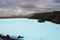 Turqoise water of the Blue Lagoon, Iceland