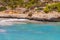 Turquoise beach bay Cala Samarador Amarador Mallorca Balearic Islands Spain