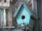 Turquoise Bird House