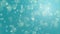 Turquoise blue bokeh particle background