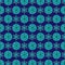 Turquoise blue jewish star pattern