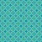 Turquoise blue Quatrefoil Lattice Pattern, seamless vector background.