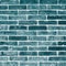 Turquoise Bricks Background