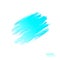 Turquoise brush stroke .Paint Streak - Background .Roller brushes with colors paint for text . Banner - Vector.