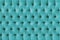 Turquoise capitone velours textile decoration with buttons