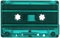 Turquoise cassette tape