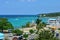 The turquoise coast of Ocho Rios in Jamaica