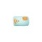 Turquoise credit card contactless online payment cute texture digital art. Print for stickers, cards, stationery, sites, banners,