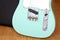 Turquoise electric guitar body