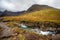 Turquoise Fairy Pools in Isle of Skye,Scotland