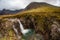 Turquoise Fairy Pools in Isle of Skye,Scotland