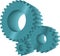 Turquoise gears