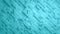 Turquoise geometric square wall waving background. Seamless loop 4K UHD