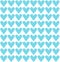 Turquoise Heart Seamless Repeat Pattern Design