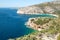 Turquoise lagoon of Aegean Sea