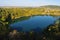 The Turquoise lake Also known as the Emerald Lake, it is classified as one of the most beautiful lakes of the Wolin National Park.