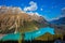 The turquoise lake Peyto in Banff National Park