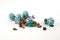 Turquoise, Malachite, Goldstone Beads