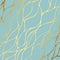 Turquoise marble with gold. Vector decorative background