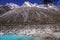 Turquoise Paron lake in Cordillera Blanca, snowcapped Andes, Ancash, Peru