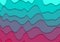 Turquoise and pink corporate waves abstract background