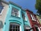 Turquoise and Red Brick Townhouses