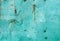 Turquoise rusty texture metall