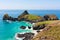 Turquoise sea at Kynance Cove