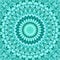 Turquoise seamless abstract triangle mosaic tile kaleidoscope mandala pattern wallpaper