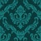 Turquoise seamless Ornament for Design.
