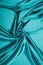 turquoise shiny satin fabric