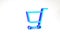 Turquoise Shopping cart icon isolated on white background. Online buying concept. Delivery service sign. Supermarket