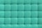 Turquoise suede leather background, classic checkered pattern for furniture, wall, headboard