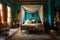 Turquoise Tranquility: Stylish Bedroom Retreat