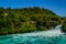 Turquoise Waikato river, Huka Falls, Taupo, New Zealand