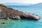 Turquoise water bay cove coast island Mediterranean Greece Crete