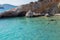 Turquoise water bay cove coast island Mediterranean Greece Crete